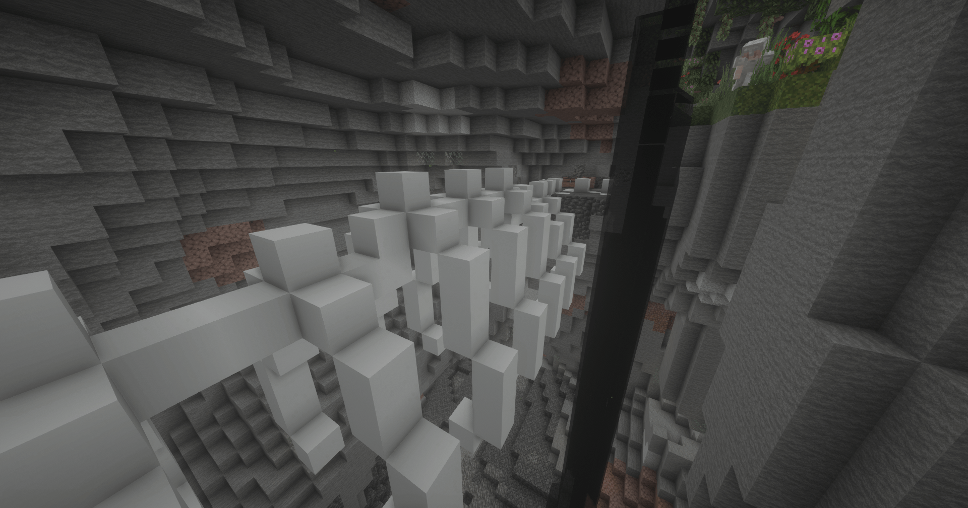 President of the Pavian Wildlife Foundation CedarValiant stares in awe at the bones. (PIF/British Studio)