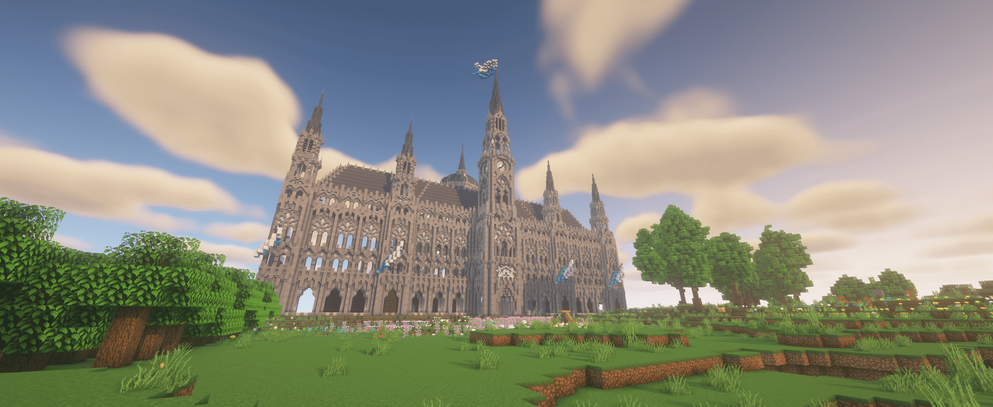 The Crown Prince and Duke of Windermere opened the new Town Hall, which was built in 18 days. (Duke of Windermere)